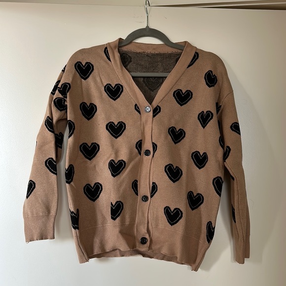 Chicwish heart sweater - Picture 1 of 3